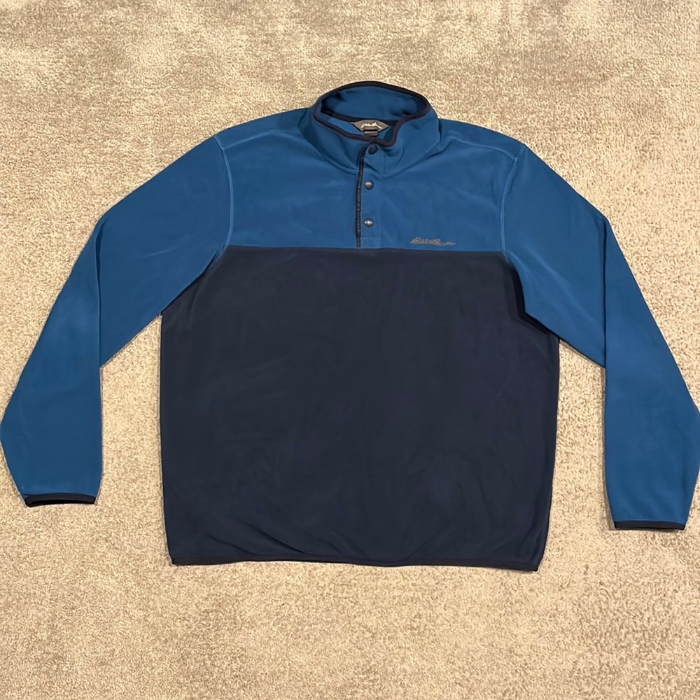 Eddie Bauer snap fleece